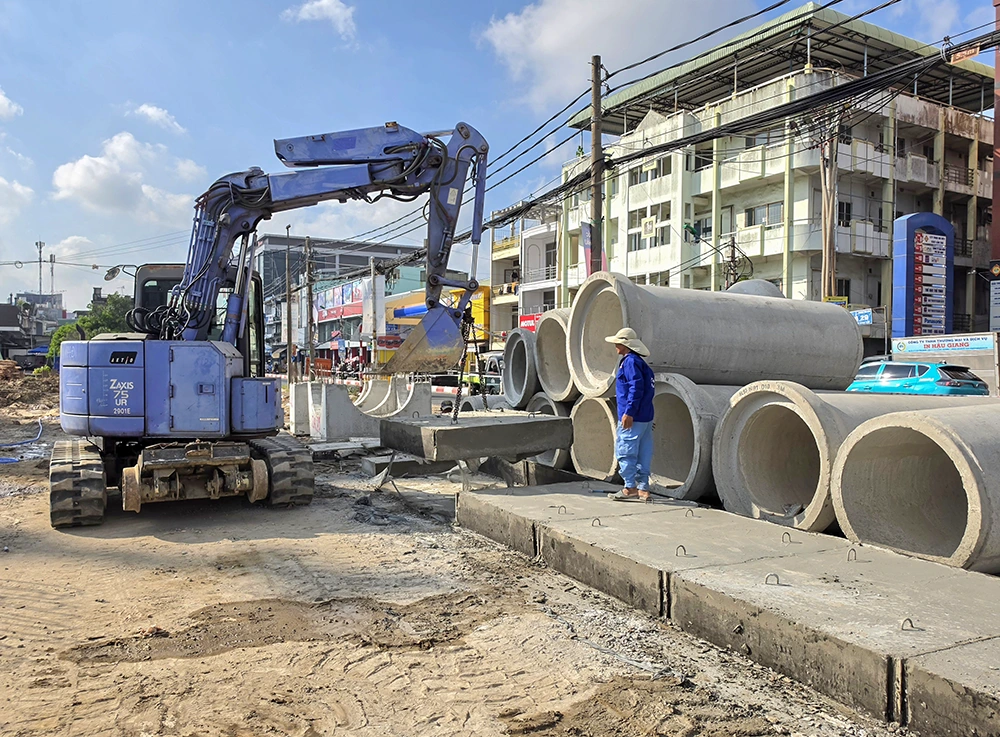 Nỗ lực thi công nâng cấp, mở rộng quốc lộ 91