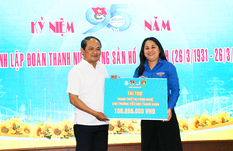 Tuổi trẻ TP Cần Thơ thực hiện đạt và vượt tất cả 9 chỉ tiêu đề ra của Tháng Thanh niên năm 2026