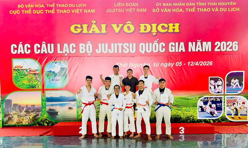 Jujitsu Cần Thơ đoạt 13 huy chương tại Giải các CLB quốc gia