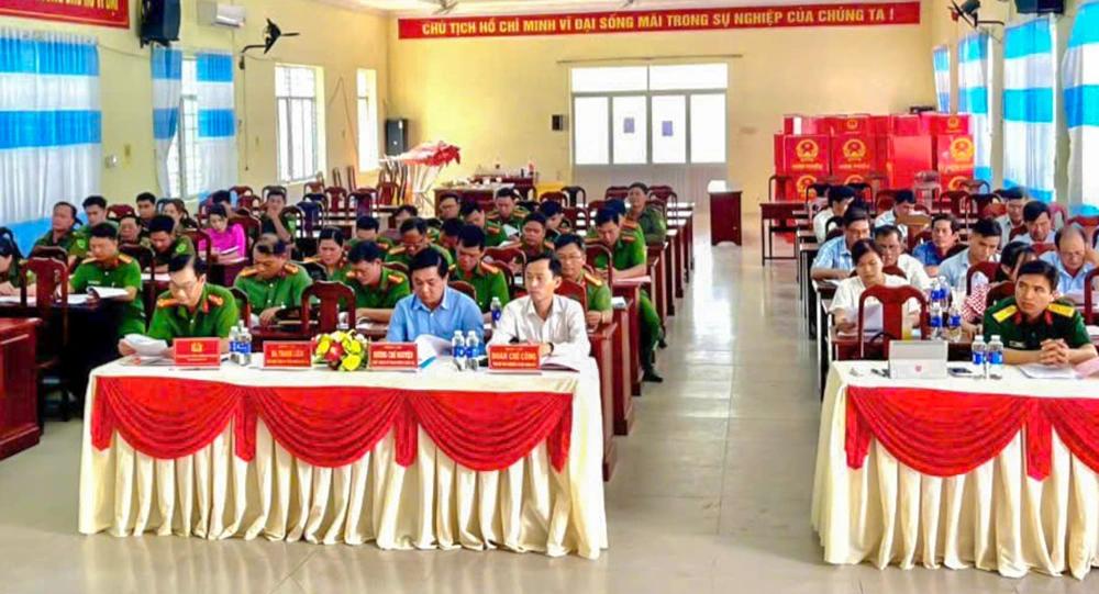 Công an xã Đại Hải quyết tâm giữ vững địa bàn không ma túy năm 2026