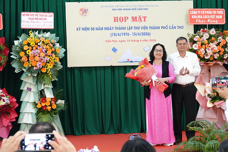 Kỷ niệm 50 năm Ngày thành lập Thư viện TP Cần Thơ
