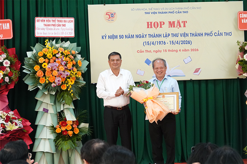 Kỷ niệm 50 năm Ngày thành lập Thư viện TP Cần Thơ