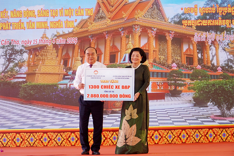 Mừng Tết Chôl Chnăm Thmây: “Đoàn kết, năng động, sáng tạo vì một Cần Thơ phát triển, văn minh, nghĩa tình”