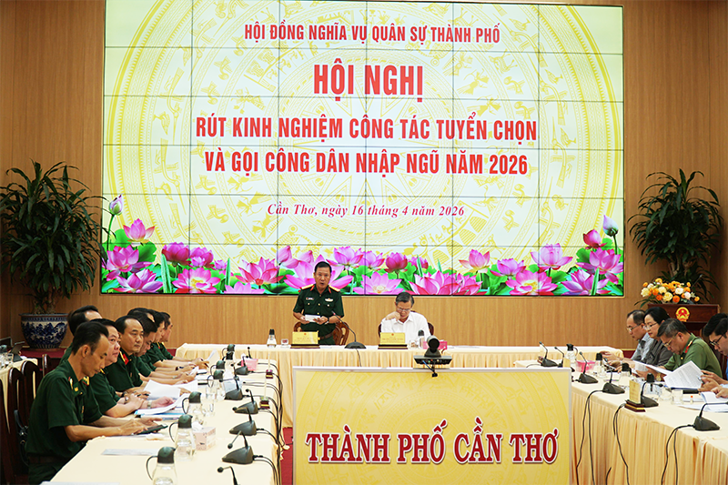Rút kinh nghiệm công tác tuyển chọn và gọi công dân nhập ngũ năm 2026