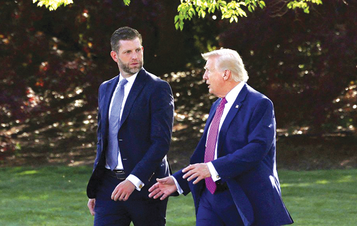 Con trai Tổng thống Trump tháp tùng cha thăm Trung Quốc
