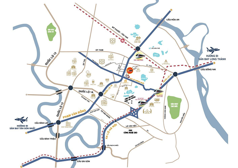 Bcons Center City - Bắt nhịp cùng sóng mô hình đô thị TOD