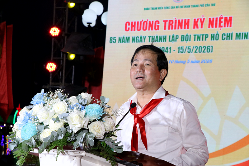 Cần Thơ kỷ niệm 85 năm Ngày thành lập Đội Thiếu niên Tiền phong Hồ Chí Minh
