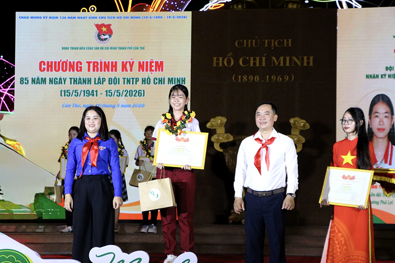 Cần Thơ kỷ niệm 85 năm Ngày thành lập Đội Thiếu niên Tiền phong Hồ Chí Minh