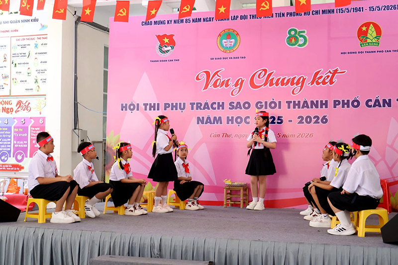 Cần Thơ kỷ niệm 85 năm Ngày thành lập Đội Thiếu niên Tiền phong Hồ Chí Minh