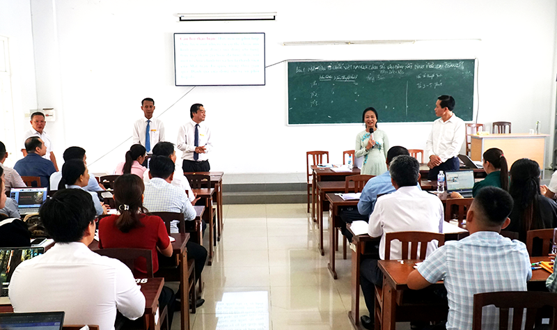 Học viện Chính trị Quốc gia TP Hồ Chí Minh khảo sát mô hình đồng giảng tại Trường Chính trị TP Cần Thơ