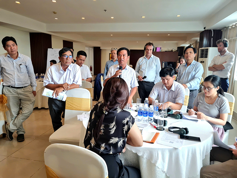 Tham vấn các giải pháp dựa vào tự nhiên để quản lý vật liệu nạo vét và xói lở bờ biển ở ĐBSCL