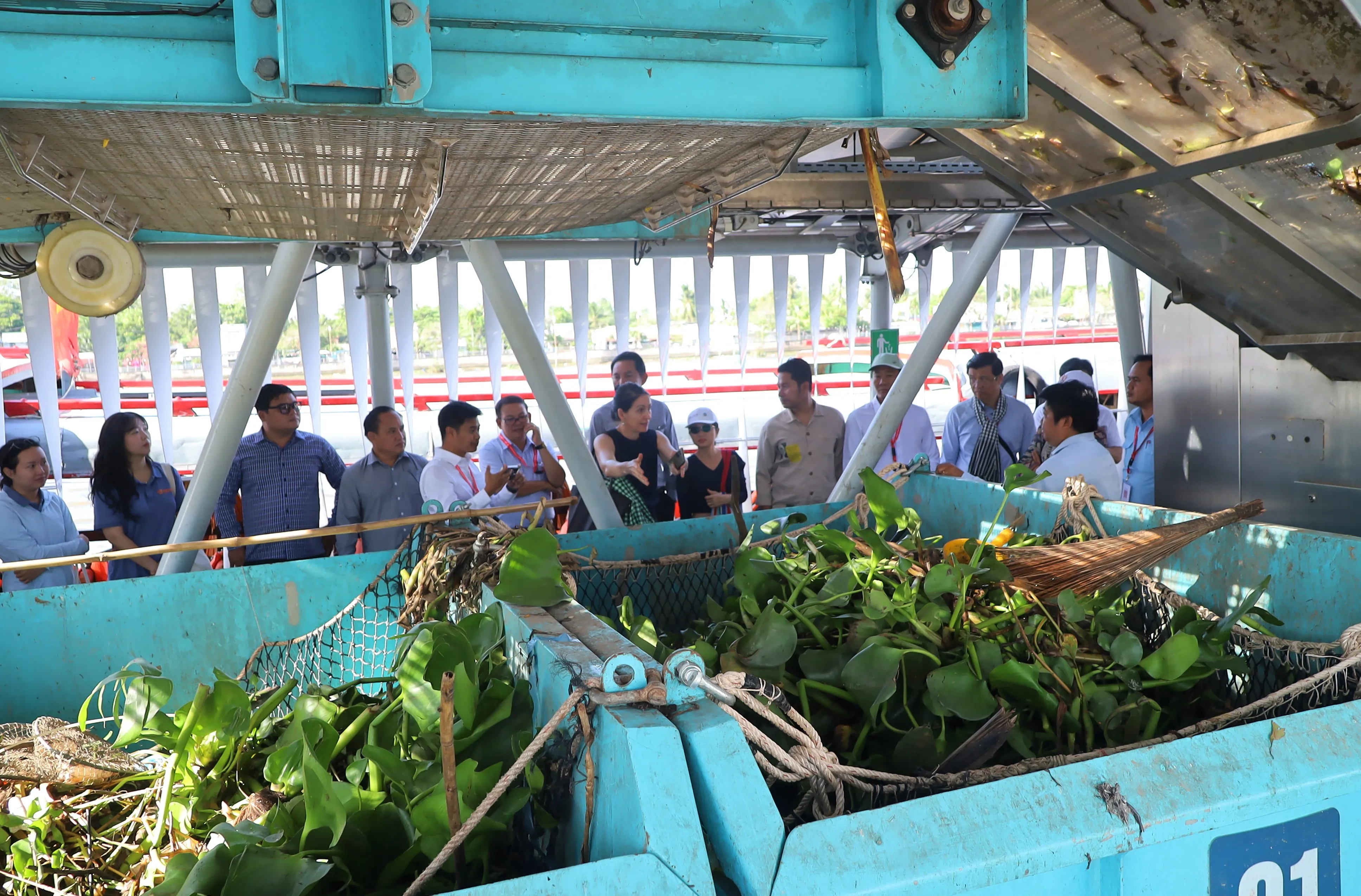 Đại biểu UMCI tham quan các mô hình đô thị thích ứng tại Cần Thơ