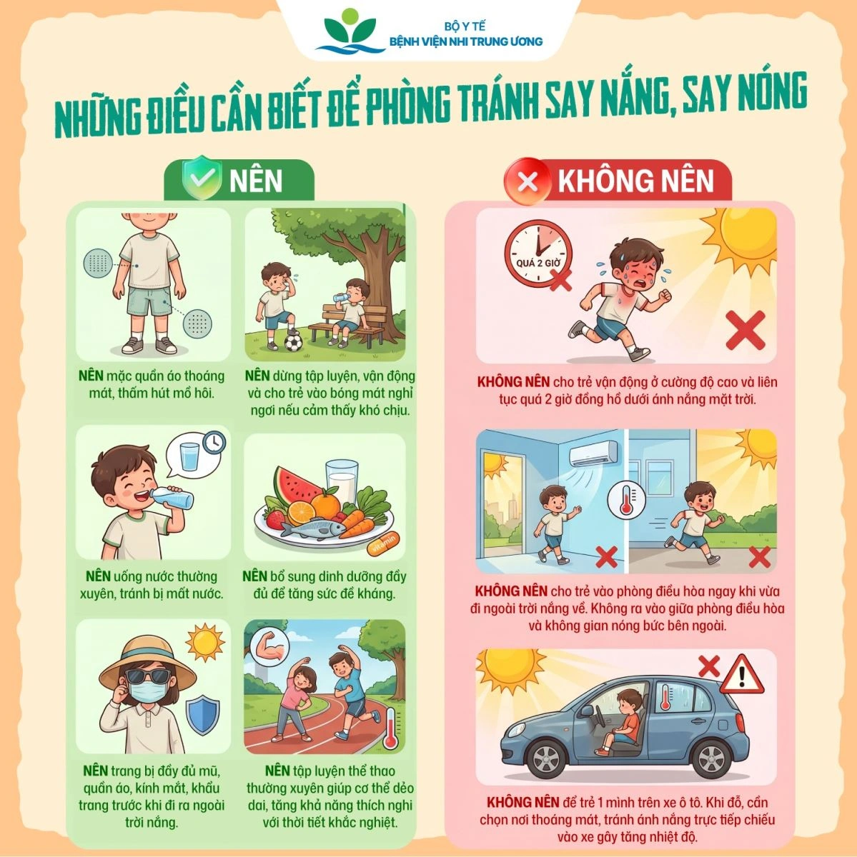 Nắng nóng cao điểm - nguy cơ về sức khỏe và những lưu ý với mỗi người dân