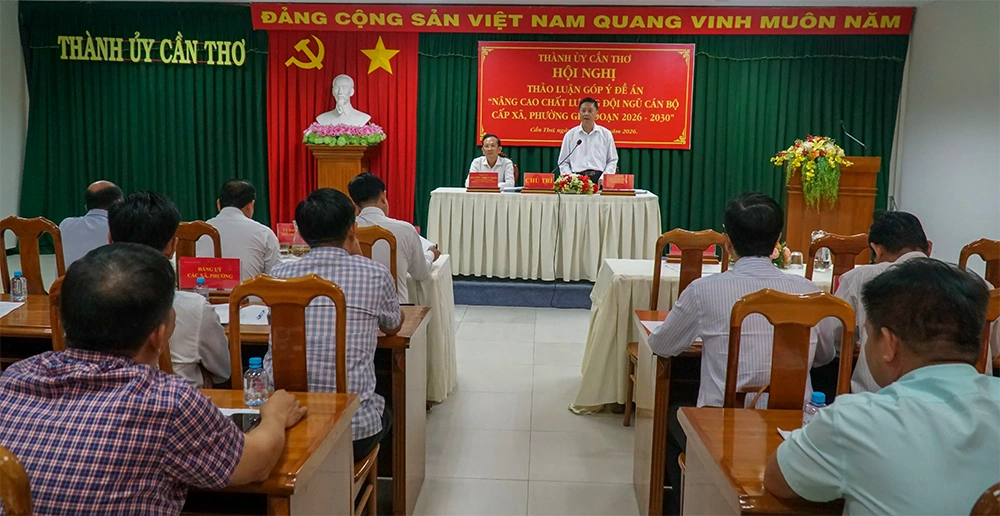 Đóng góp nhiều ý kiến nâng cao chất lượng đội ngũ cán bộ cấp xã, phường giai đoạn 2026-2030