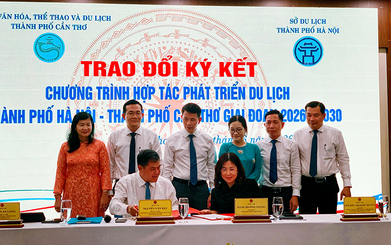 Cần Thơ và Hà Nội ký kết hợp tác phát triển du lịch