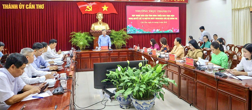 Cần Thơ tăng cường chăm sóc sức khỏe nhân dân, phát huy vai trò trung tâm y tế vùng