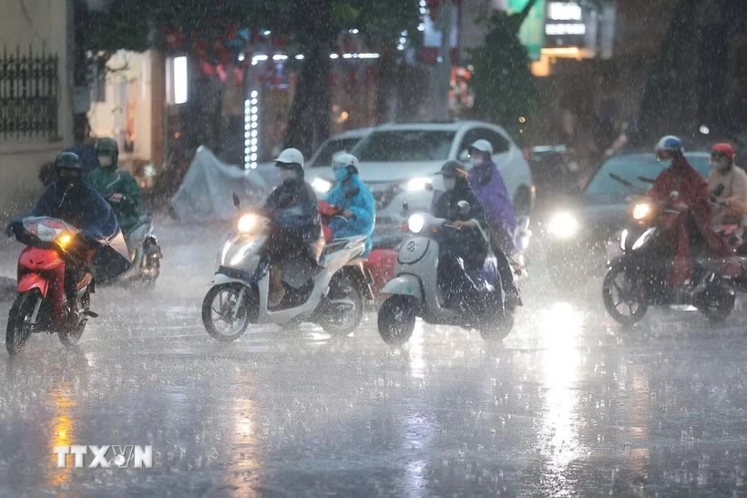 Thời tiết ngày 11/6: Mưa dông diện rộng, có thể xảy ra lốc sét và mưa đá