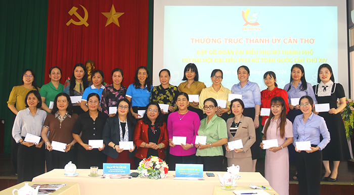 23 đại biểu TP Cần Thơ tham dự Đại hội đại biểu Phụ nữ toàn quốc lần thứ XIV
