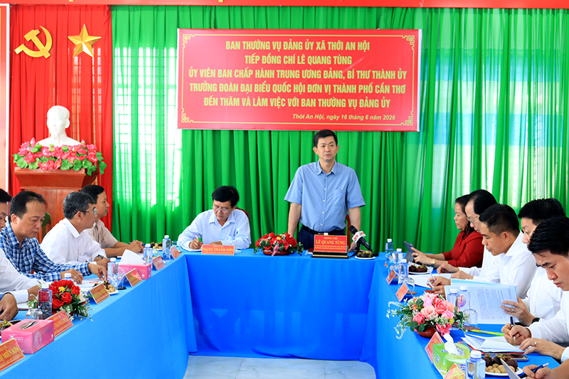 Xã Thới An Hội phải đặt mục tiêu thoát xã đặc biệt khó khăn