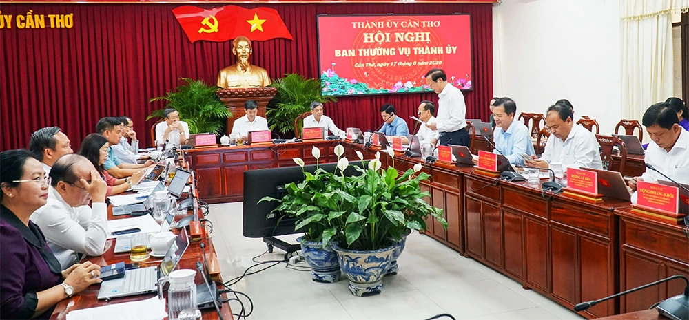 Ban Thường vụ Thành ủy cho ý kiến về chương trình, các tờ trình tại kỳ họp thứ 3 của HĐND thành phố