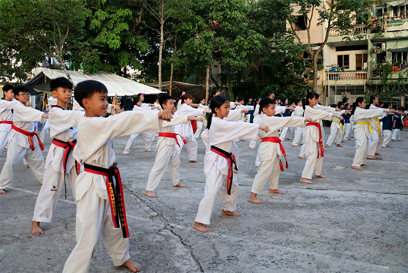 Mùa hè vui khỏe với võ thuật