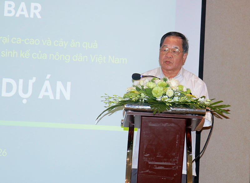 Khởi động dự án thí điểm ứng dụng sản xuất hữu cơ trên cây ăn quả