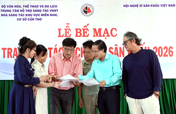 15 kịch bản được hoàn thiện tại Trại sáng tác kịch bản sân khấu 2026