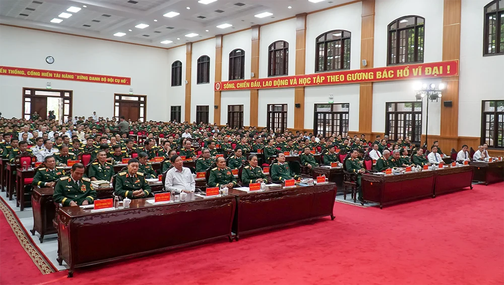 Bộ Tham mưu Quân khu 9 kỷ niệm 80 năm Ngày truyền thống và đón nhận Huân chương Bảo vệ Tổ quốc hạng Nhất