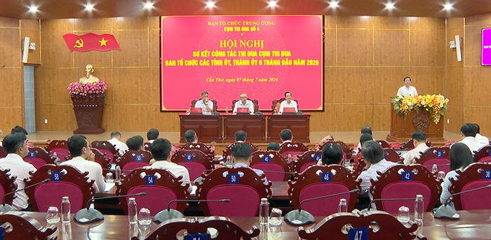 Cụm thi đua số 4, Ban Tổ chức Trung ương, sơ kết công tác thi đua 6 tháng đầu năm 2026