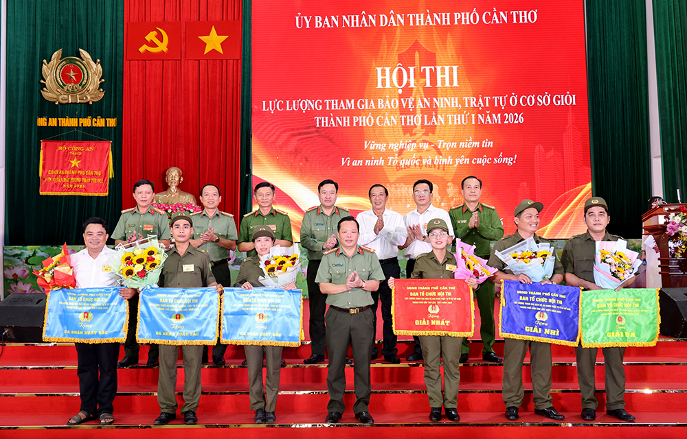 TP Cần Thơ tổ chức Hội thi lực lượng tham gia bảo vệ an ninh, trật tự ở cơ sở giỏi
