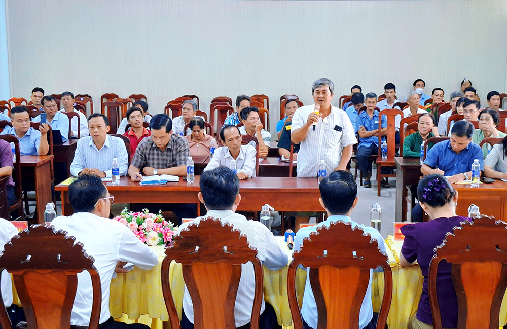 Lãnh đạo thành phố đối thoại hộ dân liên quan khai thác khoáng sản tại mỏ cát MS01