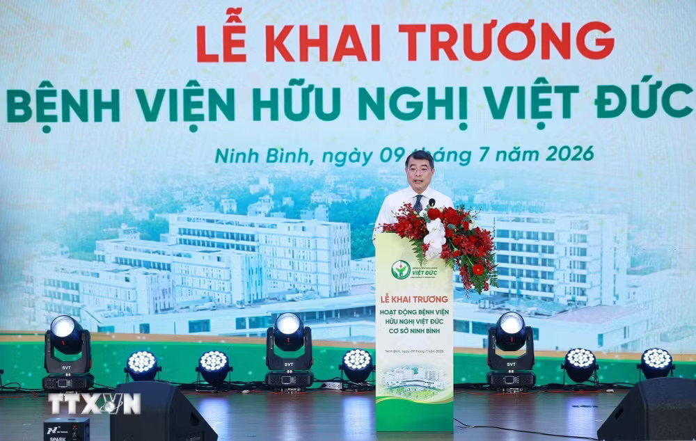 Thủ tướng Lê Minh Hưng dự khai trương Bệnh viện Hữu nghị Việt Đức cơ sở Ninh Bình