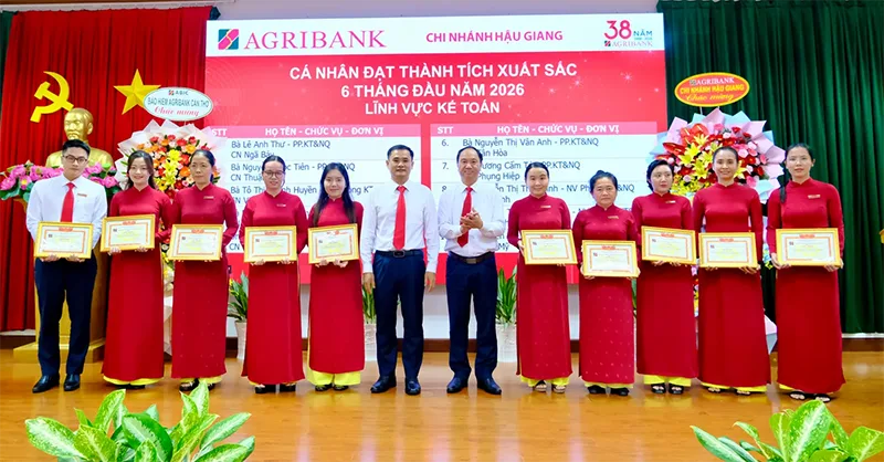 Agribank Chi nhánh Hậu Giang bứt tốc hoàn thành kế hoạch kinh doanh năm 2026