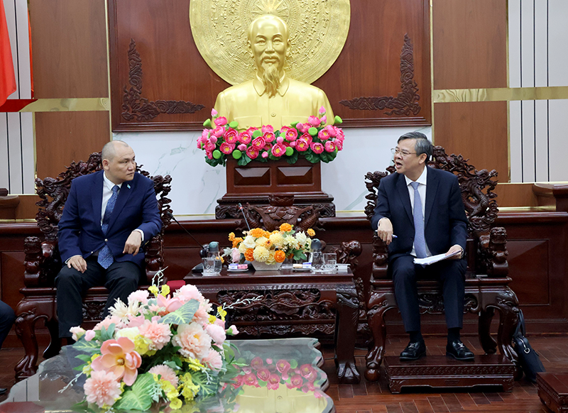 Lãnh đạo thành phố tiếp Đoàn công tác Cộng hòa Kazakhstan
