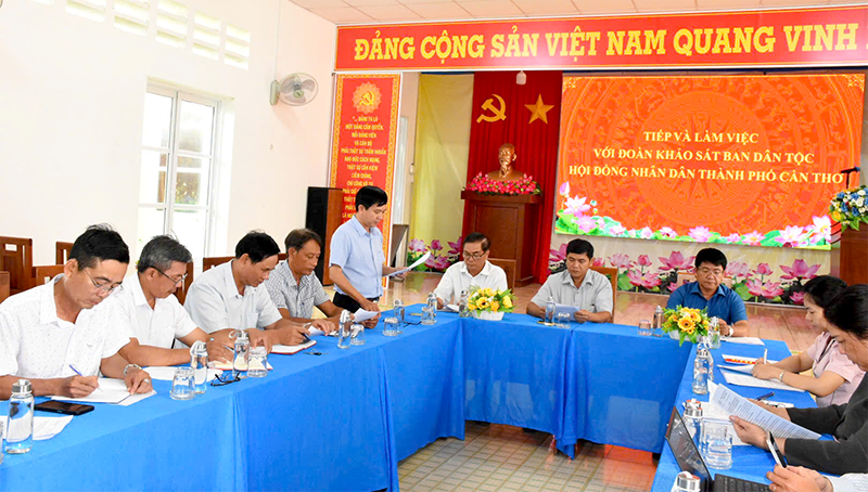 Khảo sát tình hình tổ chức dạy, học tiếng Việt và thực hiện các chính sách hỗ trợ đồng bào dân tộc thiểu số