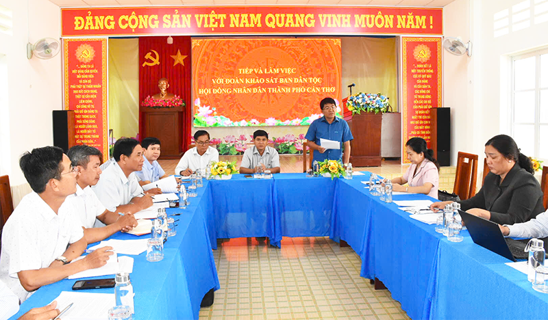 Khảo sát tình hình tổ chức dạy, học tiếng Việt và thực hiện các chính sách hỗ trợ đồng bào dân tộc thiểu số