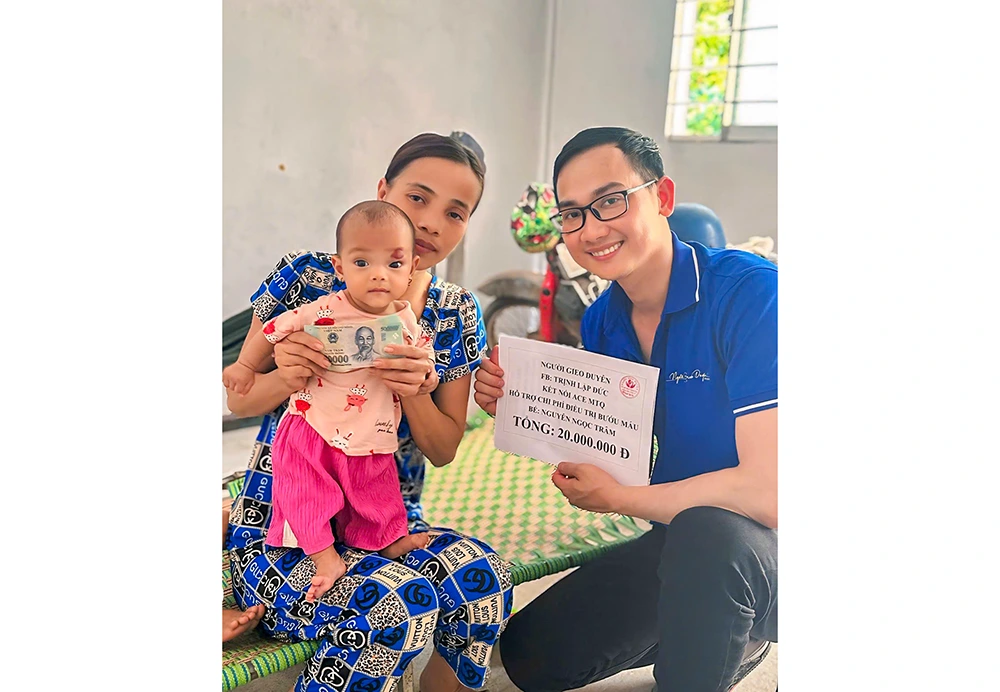 Lập Đức gieo yêu thương