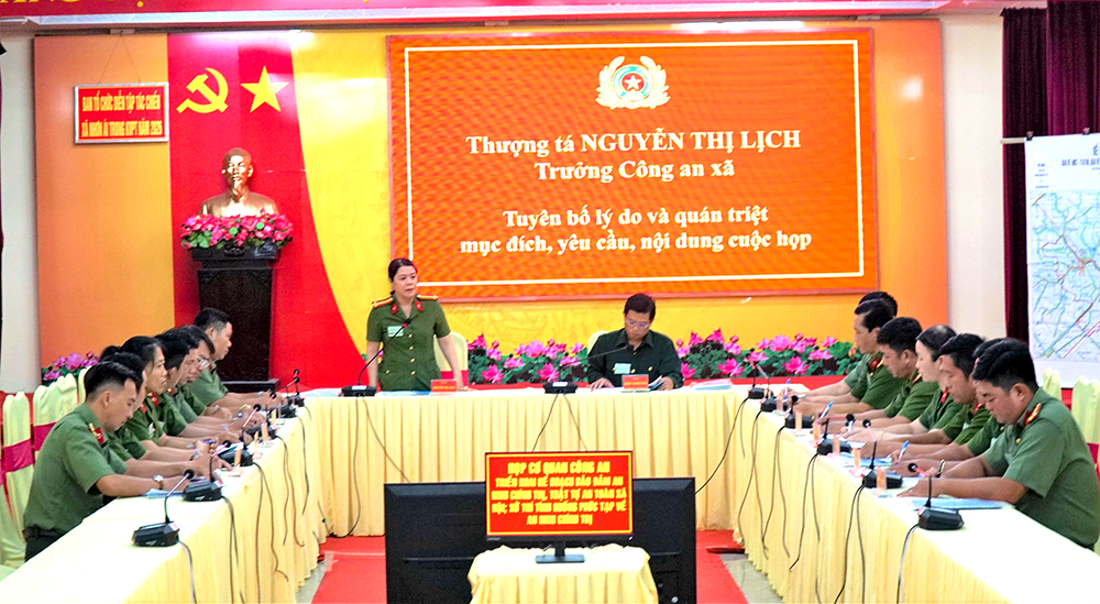 Diễn tập tác chiến xã Nhơn Ái trong khu vực phòng thủ năm 2026