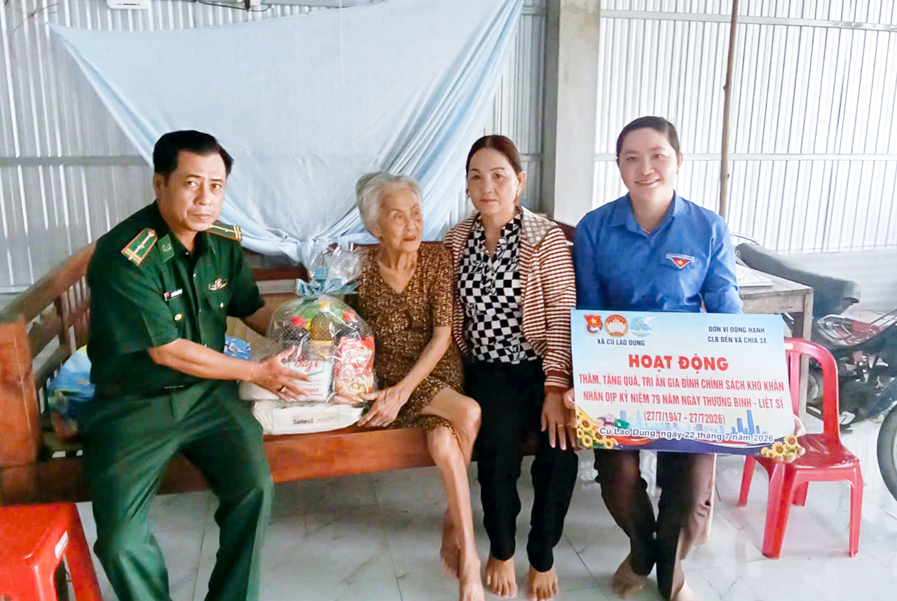 កងទ័ពការពារព្រំដែនក្រុងកឹងធើ ចាត់តាំង សកម្មភាពគោរពរំលឹកនឹកគុណ ស្របឱកាសខួបអនុស្សាវរីយ៍ ៧៩ ឆ្នាំ ទិវាយុទ្ធជនពិការ - ពលី