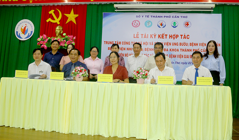 Kết nối yêu thương, mở rộng cơ hội cho trẻ yếu thế Trung tâm Công tác xã hội TP Cần Thơ với Bệnh viện Đa khoa TP Cần Thơ, Bệnh viện Ung Bướu TP Cần Thơ, Bệnh viện Nhi đồng TP Cần Thơ và Bệnh viện Phụ sản TP Cần Thơ về triển khai Mô hình công tác xã hội trong bệnh viện giai đoạn 2026-2030