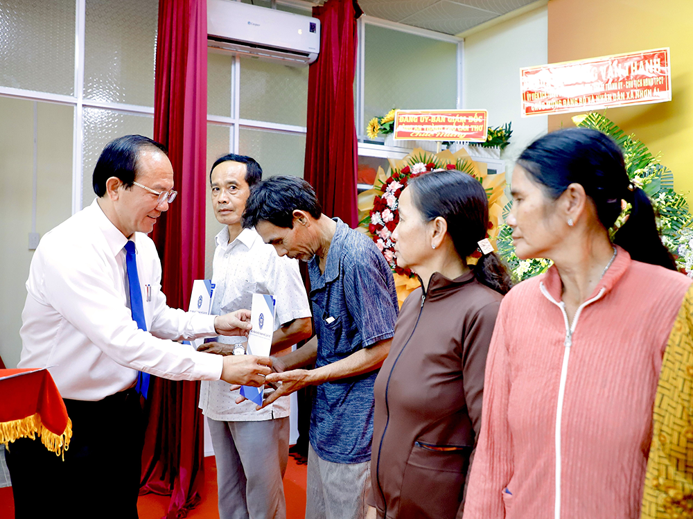 Công nhận xã Nhơn Ái là xã An toàn khu