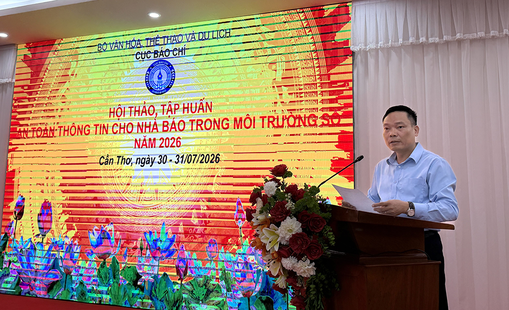 Tập huấn an toàn thông tin cho nhà báo trong môi trường số tại Cần Thơ