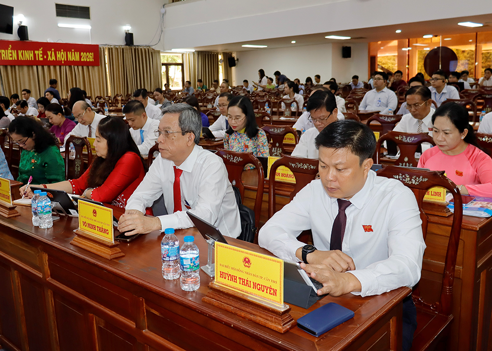 Khai mạc kỳ họp thứ tư của HĐND TP Cần Thơ