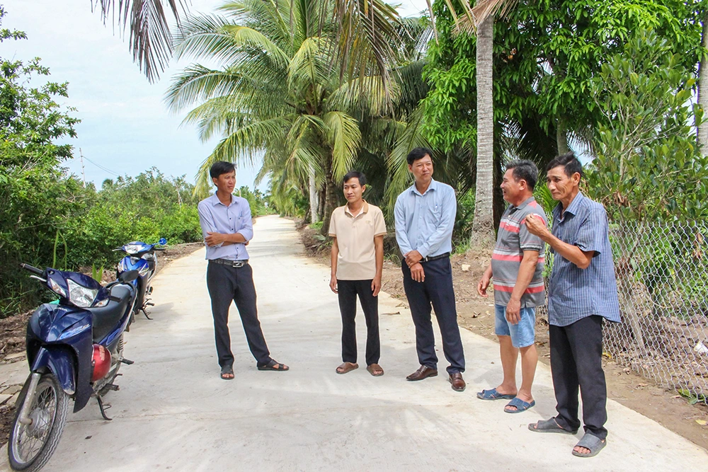 Xã An Thạnh tăng tốc giải ngân vốn đầu tư công
