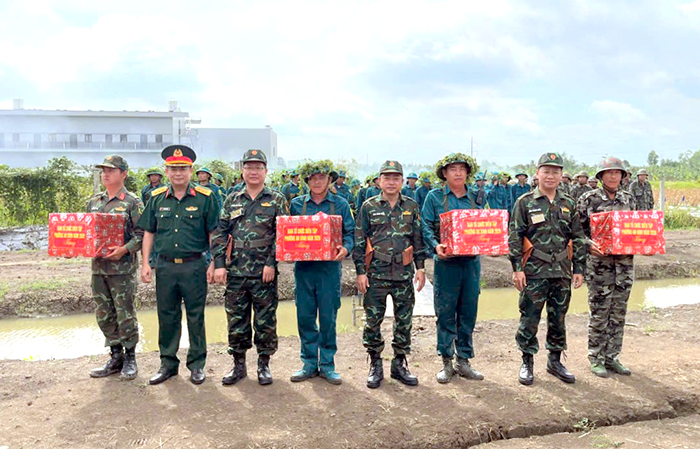 Hoàn thành diễn tập chiến đấu phường An Bình trong khu vực phòng thủ năm 2026