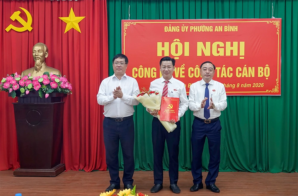 Phường An Bình thực hiện công tác cán bộ
