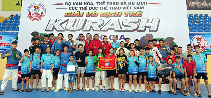Kurash Cần Thơ đứng thứ Ba toàn đoàn Giải trẻ quốc gia