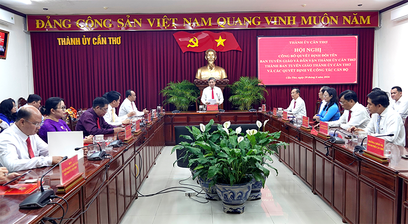 Đổi tên Ban Tuyên giáo và Dân vận Thành ủy thành Ban Tuyên giáo Thành ủy