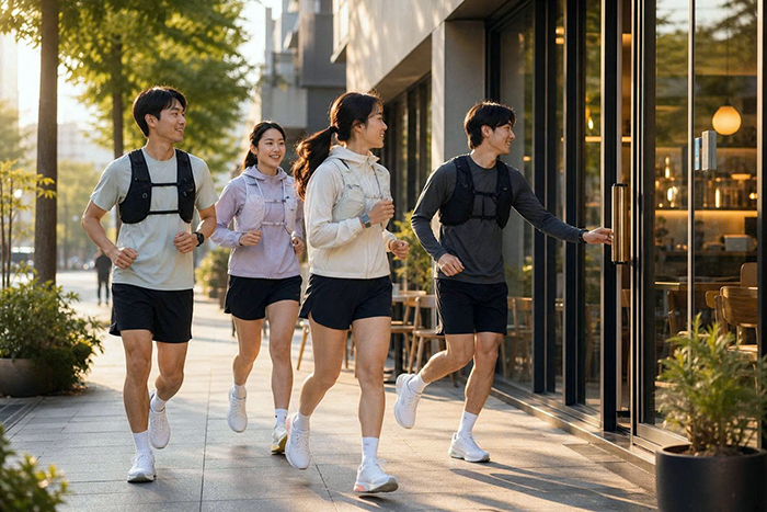 Nở rộ quán cà phê thân thiện với người chạy bộ - xu hướng chăm sóc sức khỏe mới của người Hàn