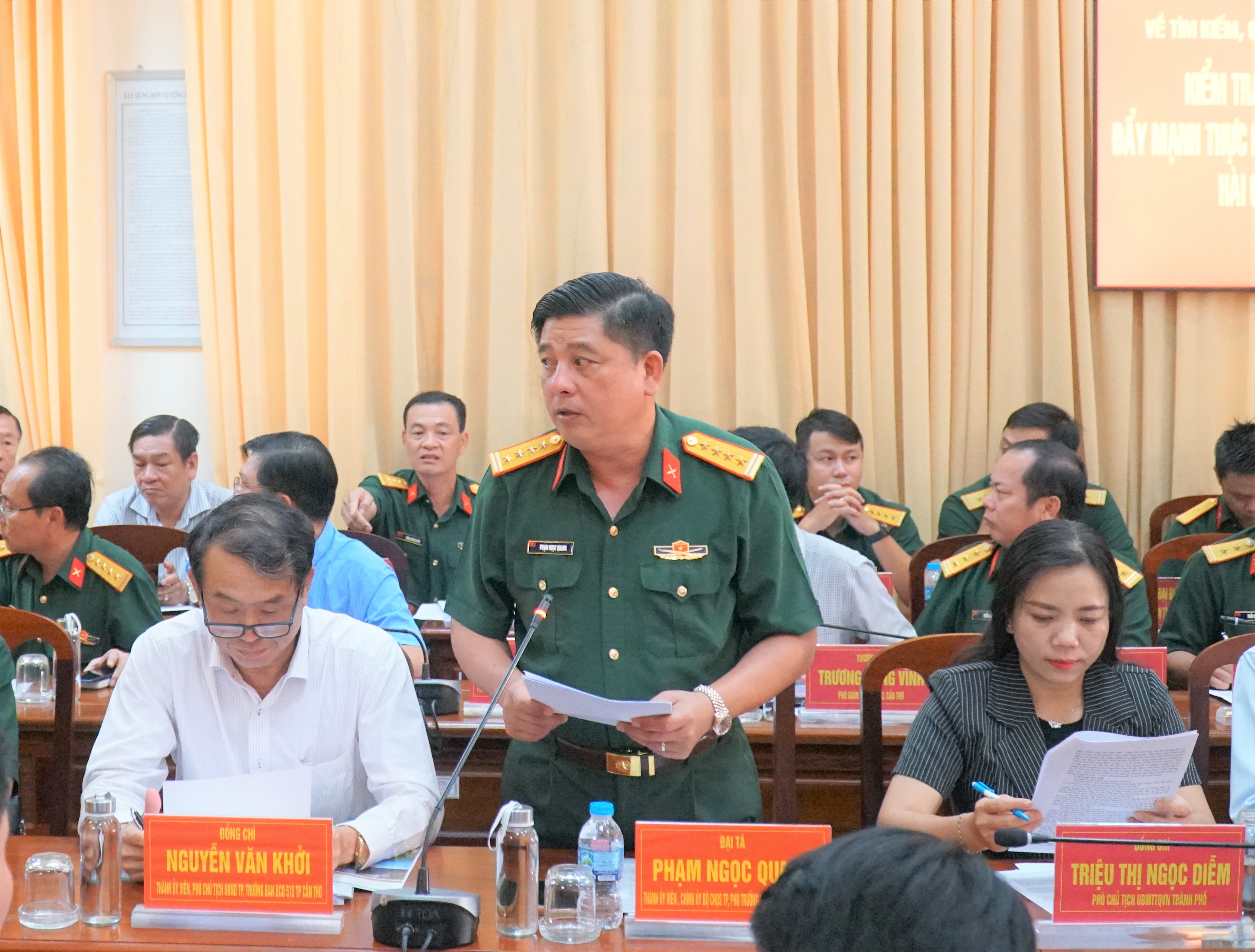 គណៈចង្អុលការជាតិលេខ ៥១៥ ត្រួតពិនិត្យកិច្ចការស្វែងរក ប្រមូលនិងកំណត់អត្តសញ្ញាណអដ្ឋិធាតុវីរយុទ្ធជនពលីនៅទីក្រុងកឹងធើ